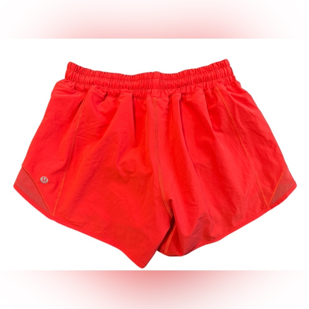 Lululemon Hotty Hot Low Rise Short 4" in Carnation Red - Picture 5 of 8